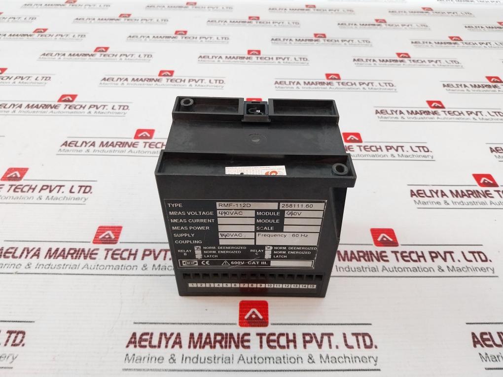 Deif Rmf-112d Frequency Meter 440vac - Image 4