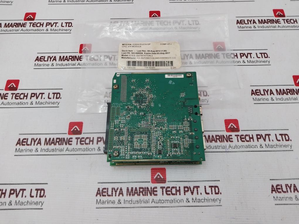 Ge Fanuc C.j Automation And Controls Ic693cpu374-gp Cpu 374 Module