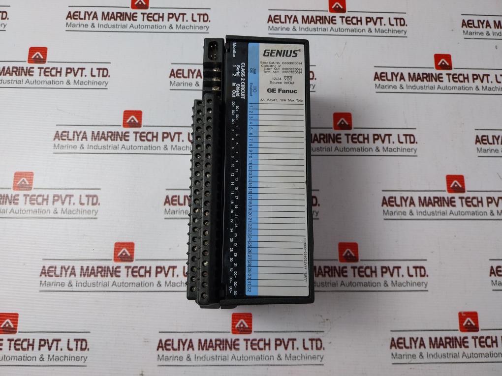 Ge Fanuc Ic660bbd024 I/o Module 12/24 Vdc - Image 3