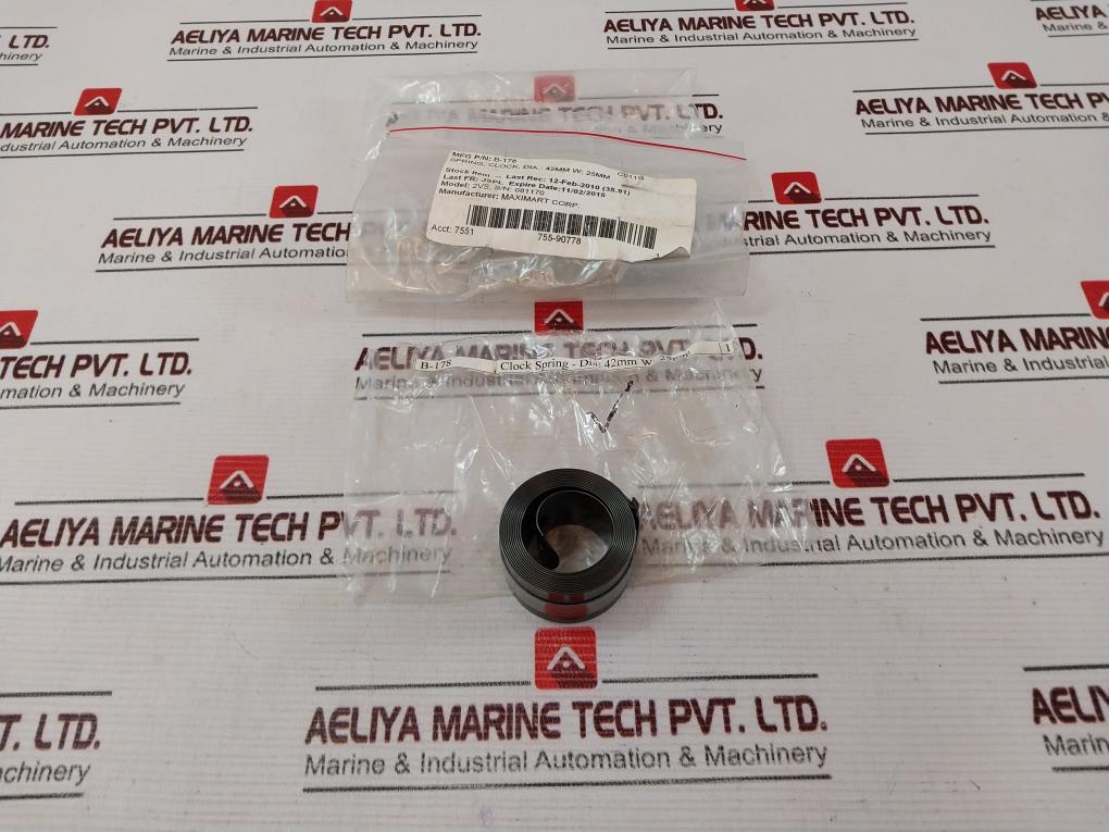 Maximart B-178 Clock Spring