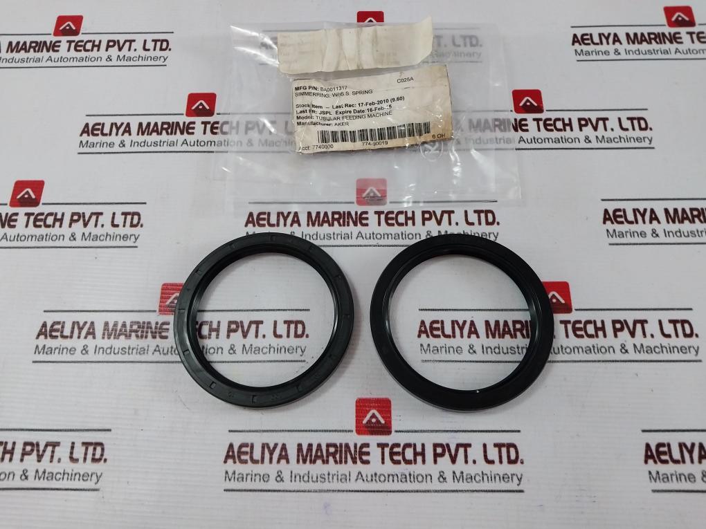 Aker Tc 80 100 10 Rubber Double Lip Seal Ring