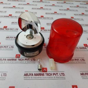 Moflash Signalling R201-61rs Red Buzzer Revolving Light