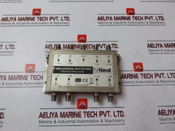 Naval Electronics 250.340 8 Way Combiner 40-2150 Mhz