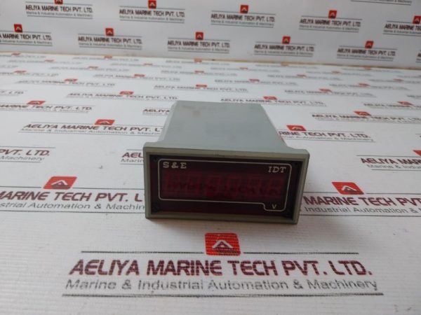 S&e Idt-4ecc Digital Voltmeter 2v30v