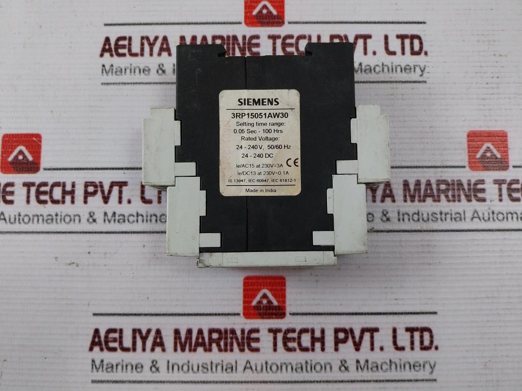 Siemens 3rp1505-1aw30 Electronic Timer 0.05 Sec-100 Hrs - Image 4
