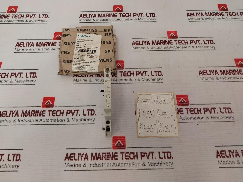 Siemens 5sx9100 Auxiliary Contact Block