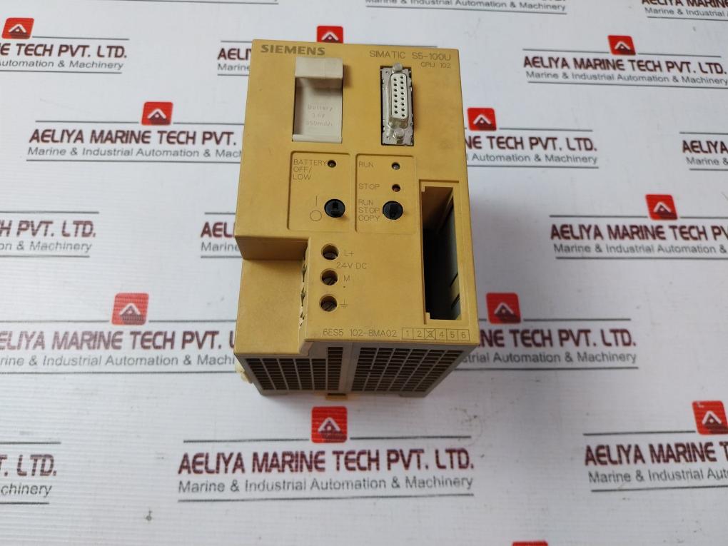 Siemens Simatic 6es5 102-8ma02 Central Processing Unit