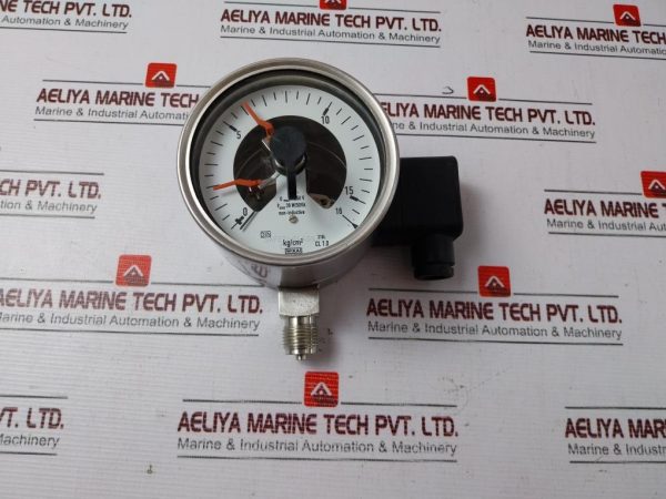 Wika 232.50.100 Pressure Gauge With Alarm Contacts