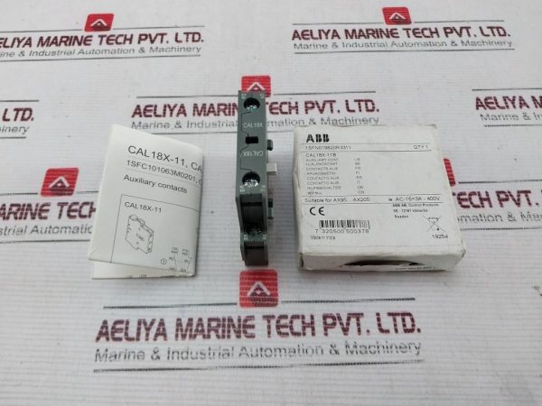 Abb Cal 18x-11b Auxiliary Contacts Block