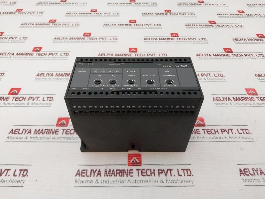 Deif Fas-113dg Controller Synchroniser 24 Vdc