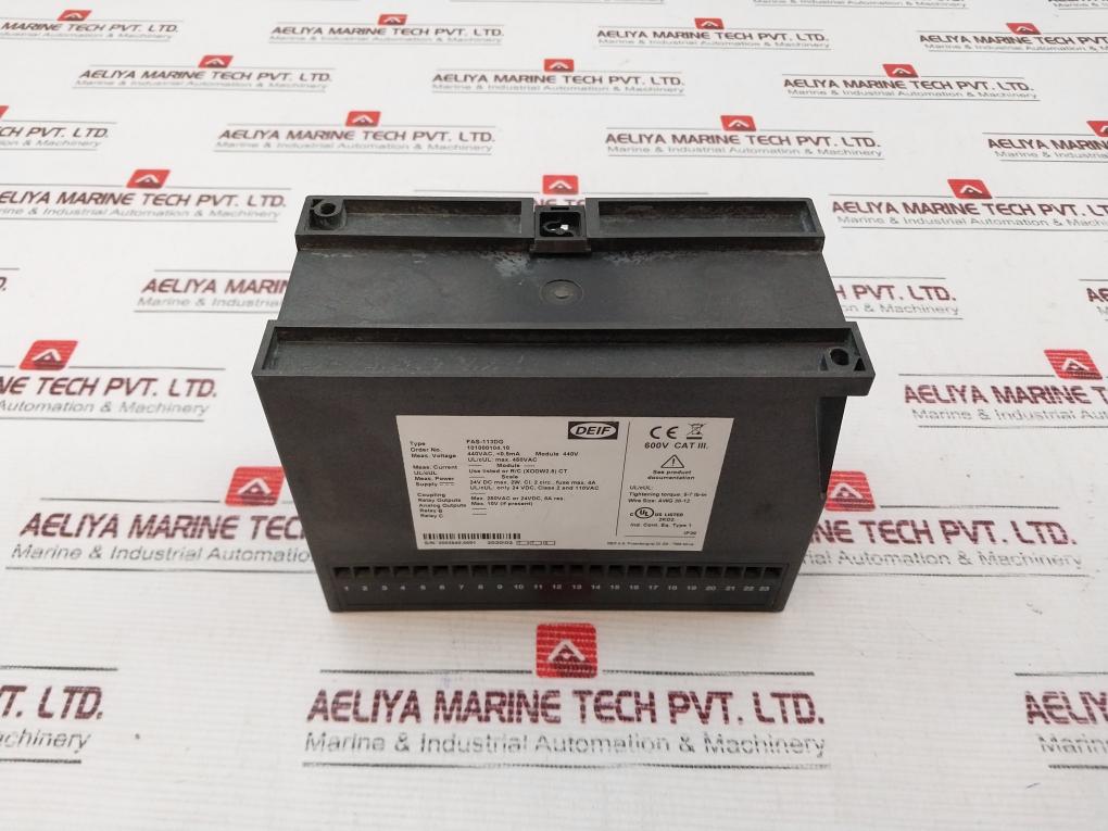 Deif Fas-113dg Controller Synchroniser 24 Vdc - Image 4