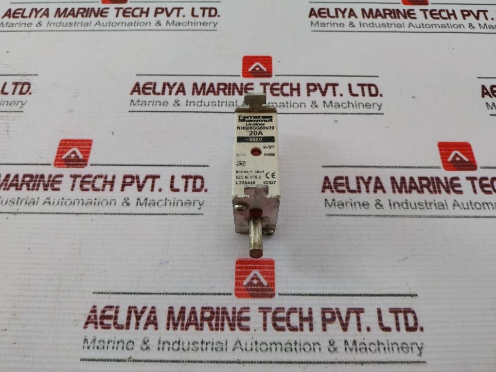 Ferraz Shawmut Nh000gg69v20 Fuse 690v 20a