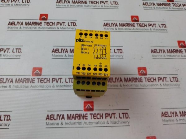 Pilz Pnoz X3 230vac 24vdc Safety Relay