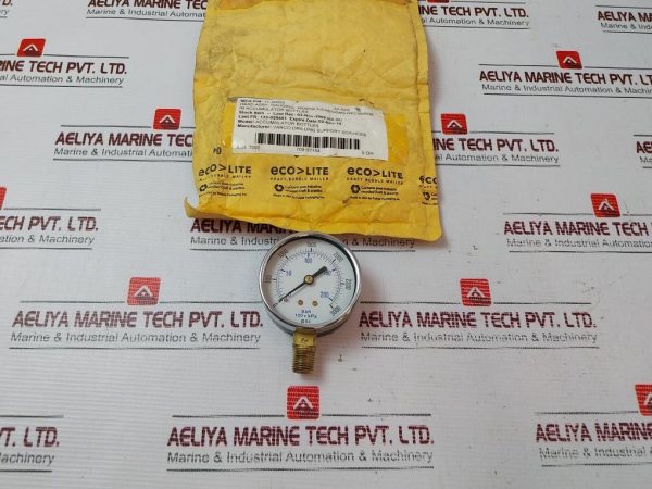 Varco 0-3000 Psi Pressure Gauge 0-200 Bar