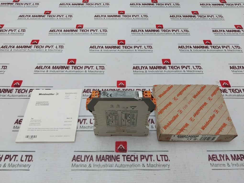 Weidmuller 8560740000 Was4 Pro Dc Dc Analog Signal Isolator