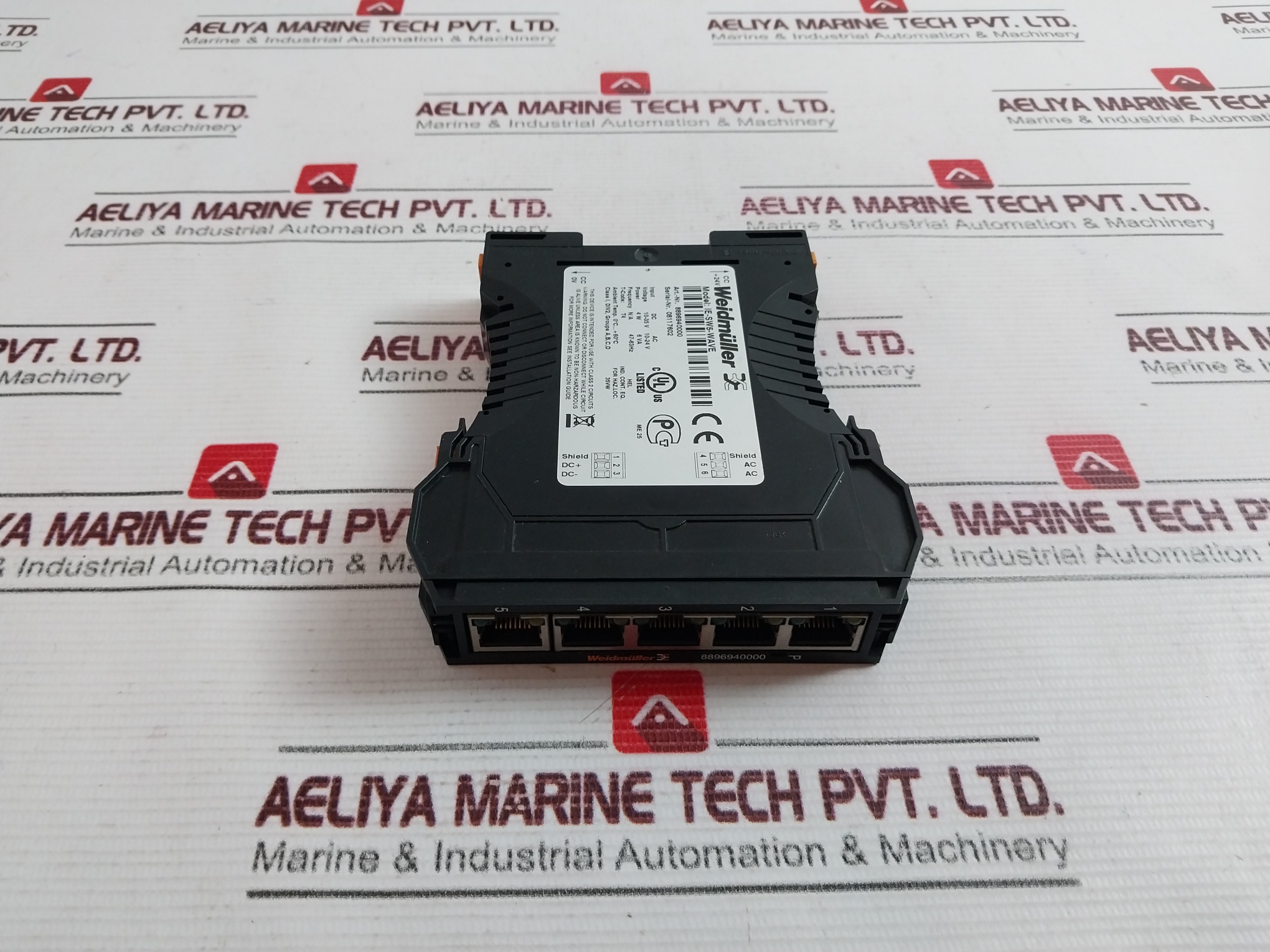 Weidmuller Ie-sw5-wave Ethernet Switch 24v - Aeliya Marine