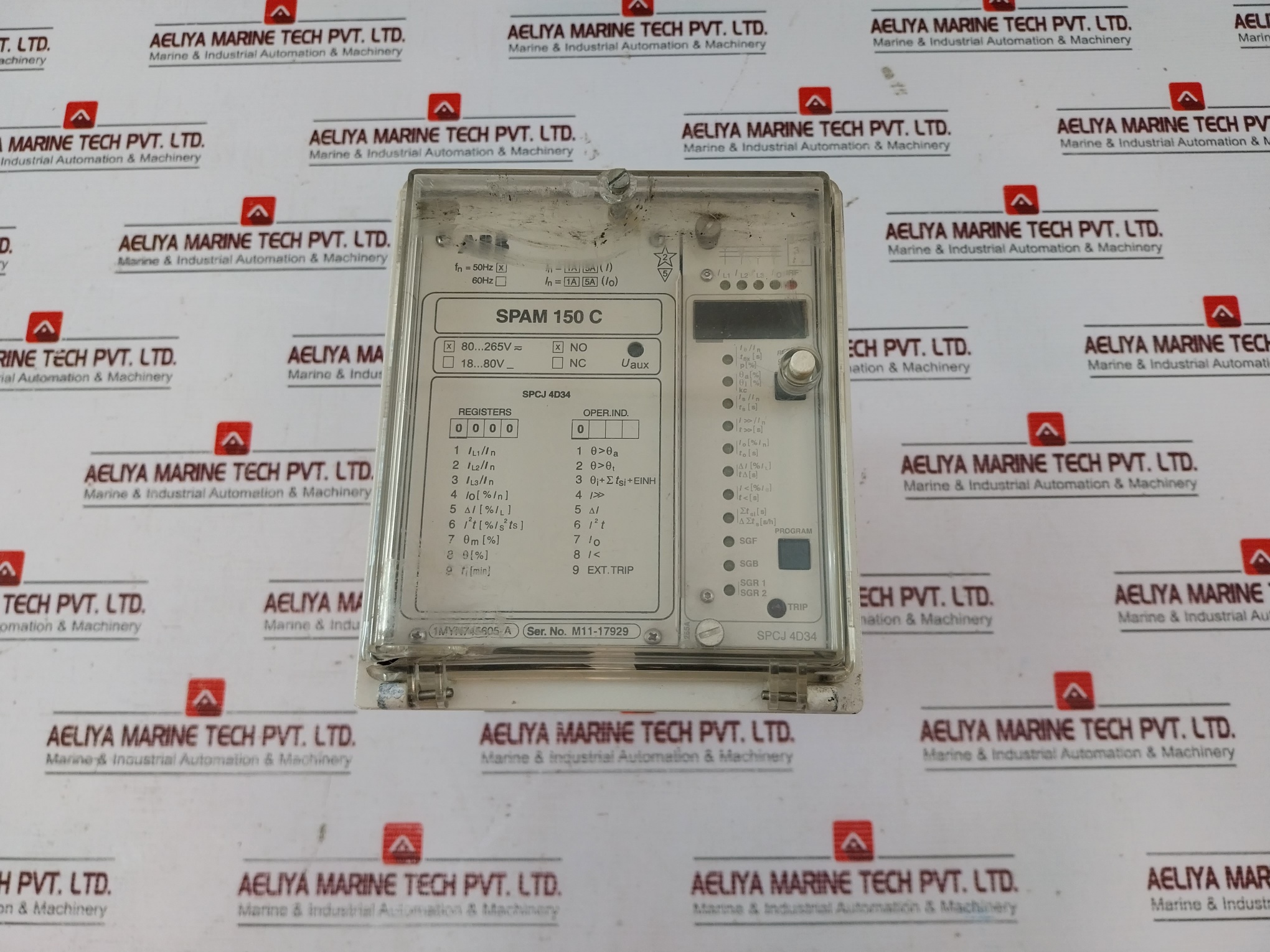 Abb Spam 150 C Motor Protection Relay 400v