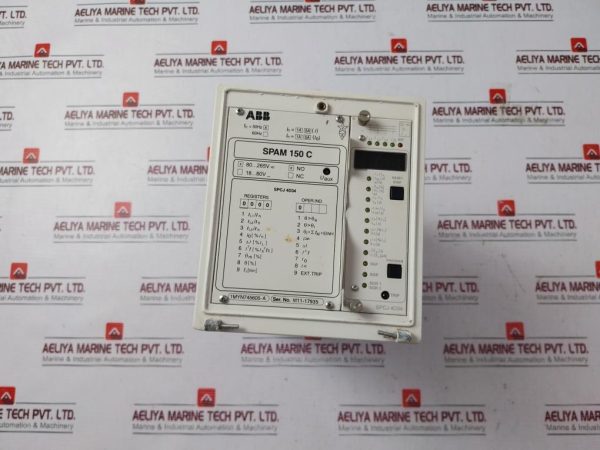 Abb Spam 150 C Protection Relay