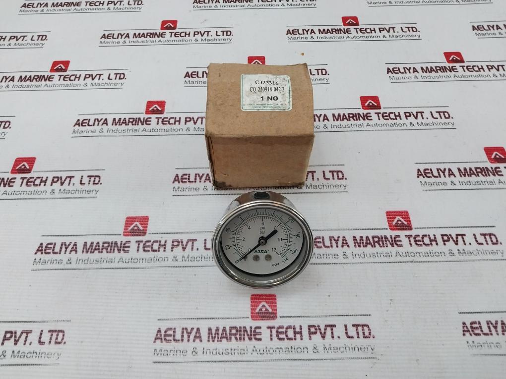 Asco C325316 Pressure Gauge - Aeliya Marine