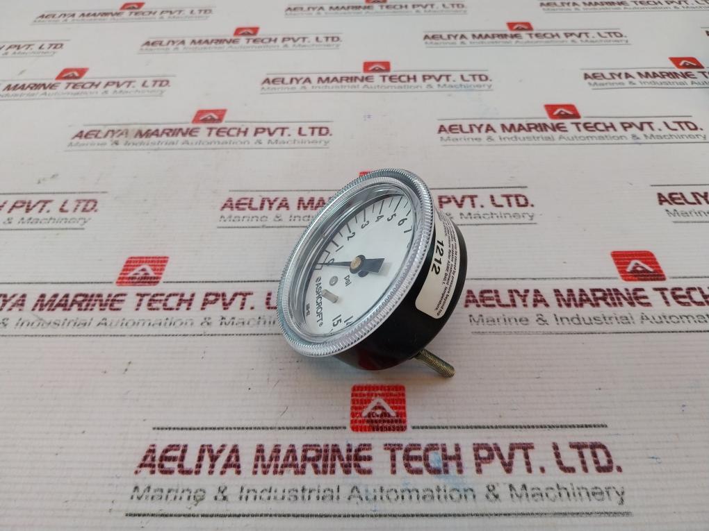 Ashcroft 25w1001th 02b Xuc 15 Pressure Gauge - Image 3
