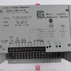 Basler Electric Ssr 32-12 Voltage Regulator 100-139 Vac