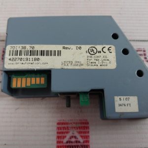 B&r Automation 7di138.70 Digital Input Module 24vdc