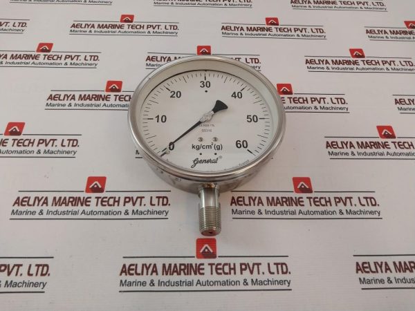 General Bspg-v Pressure Gauge 0 – 60 Kgcm2