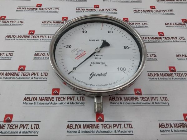 General Ss316 Temperature Gauge 0 – 100