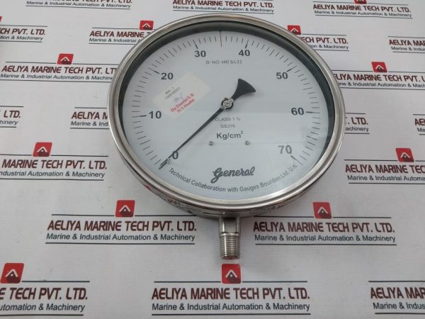 General Ss316 Temperature Gauge 0 – 70