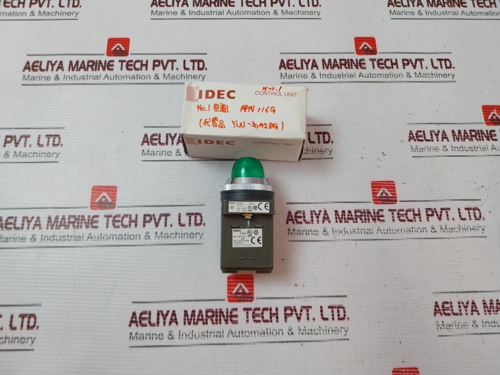 Idec Apn116g Green Pilot Light Control Unit 110v