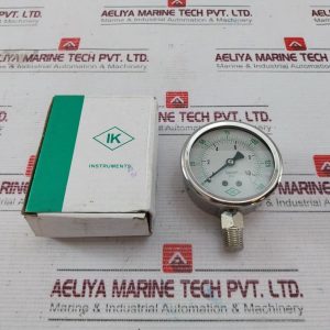 Ik Instruments 0-10 Kgcm2 Pressure Gauge 0-150 Psi