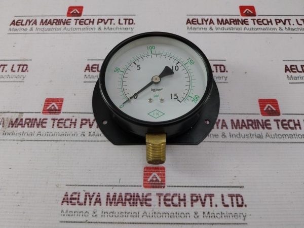 Ik Instruments 0-15 Kgcm2 Pressure Gauge 0-200 Psi