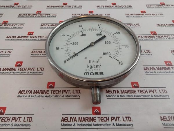 Mass 0 – 70 Kgcm2 Pressure Gauge