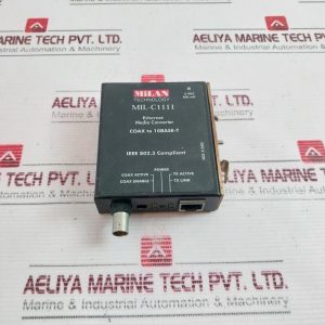 Milan Technology Mil-c1111 Ethernet Media Converter 5 Vdc 500 Ma