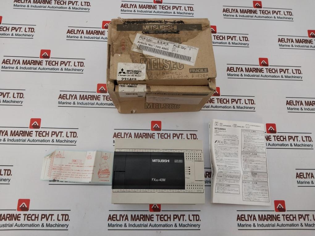 Mitsubishi Electric Fx3g-40mres Programmable Controller 100-240vac