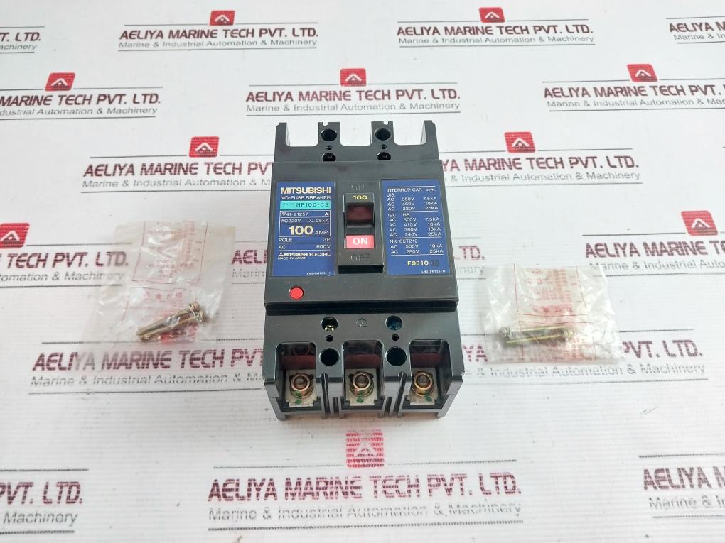Mitsubishi Nf100-cs No-fuse Circuit Breaker 220v