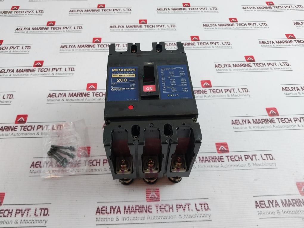 Mitsubishi Nf225-sh No-fuse Circuit Breaker 660v
