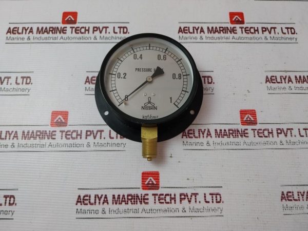 Nisshin 0-1 Kgfcm2 Pressure Gauge