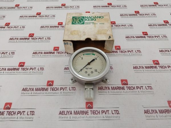 Nks Nagano Keiki 0 – 15 Kgfcm2 Pressure Gauge Dia116