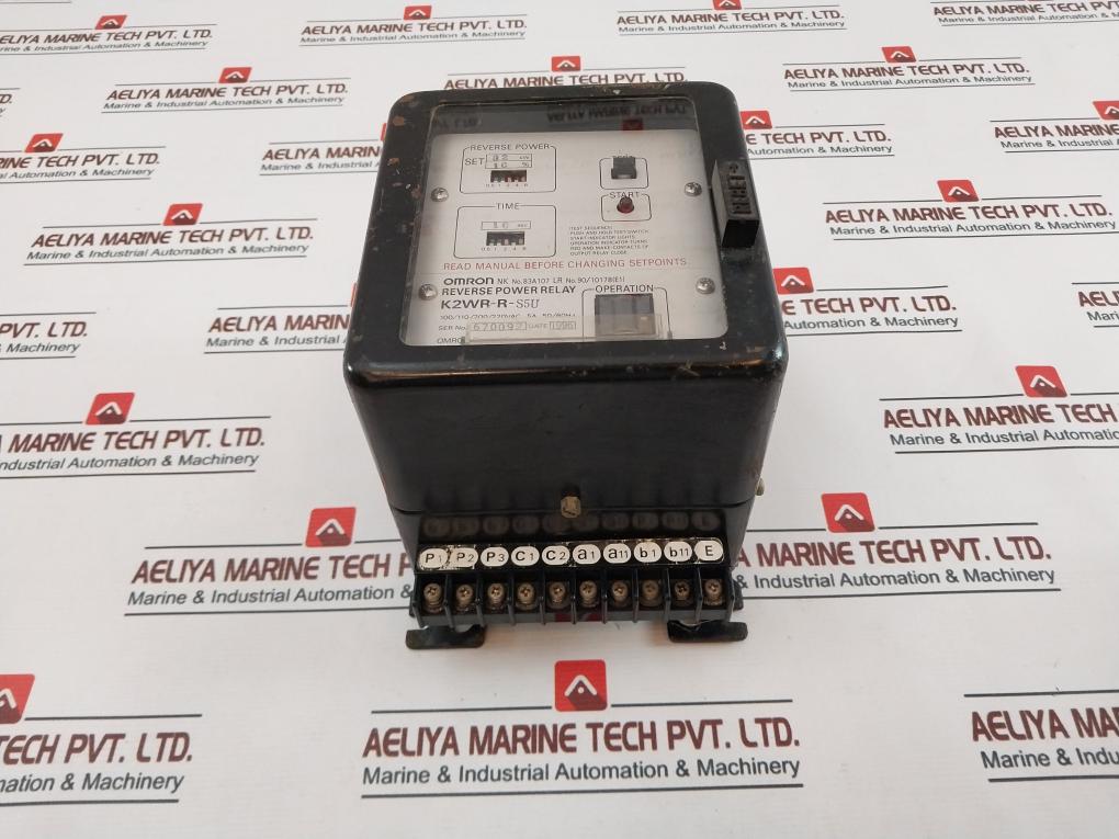 Omron K2wr-r-s5u Reverse Power Relay 5060hz