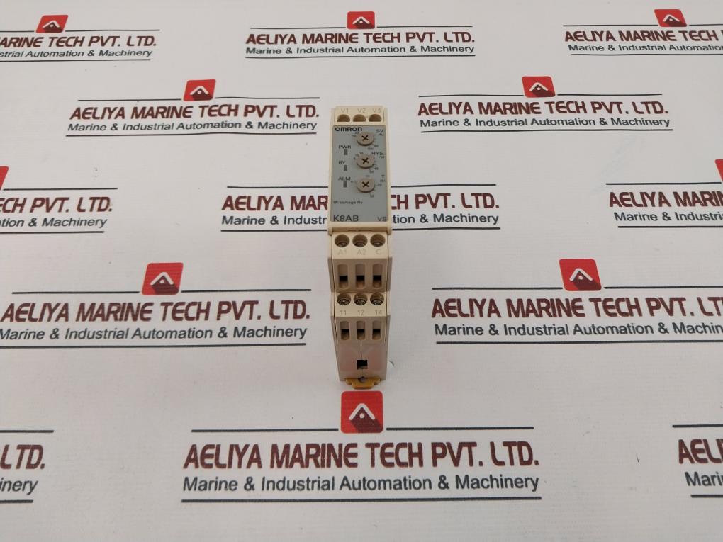 Omron K8ab-vs3 1-phase Voltage Relay 24vac - Aeliya Marine