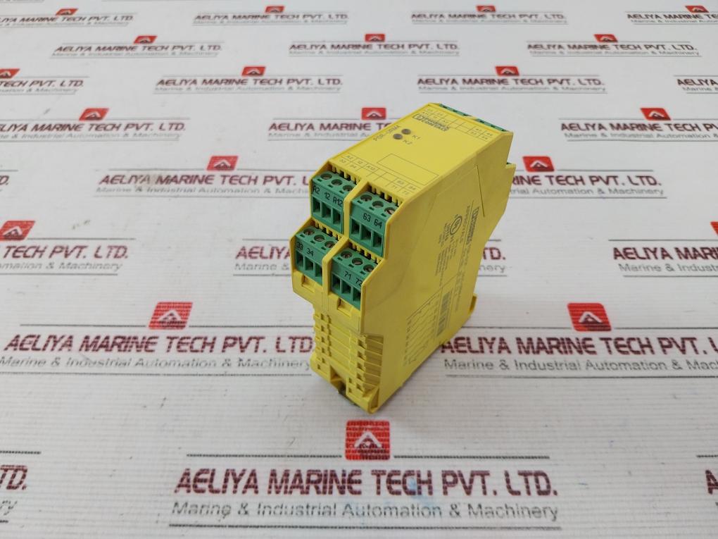 Phoenix Contact Psr-scp- 24uc/urm4/5x1/2x2 Safety Relay 24vac - Image 3