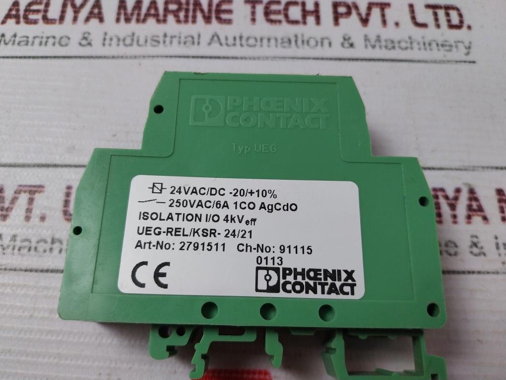Phoenix Contact Ueg-rel/ksr-24/21 Safety Relay - Image 5