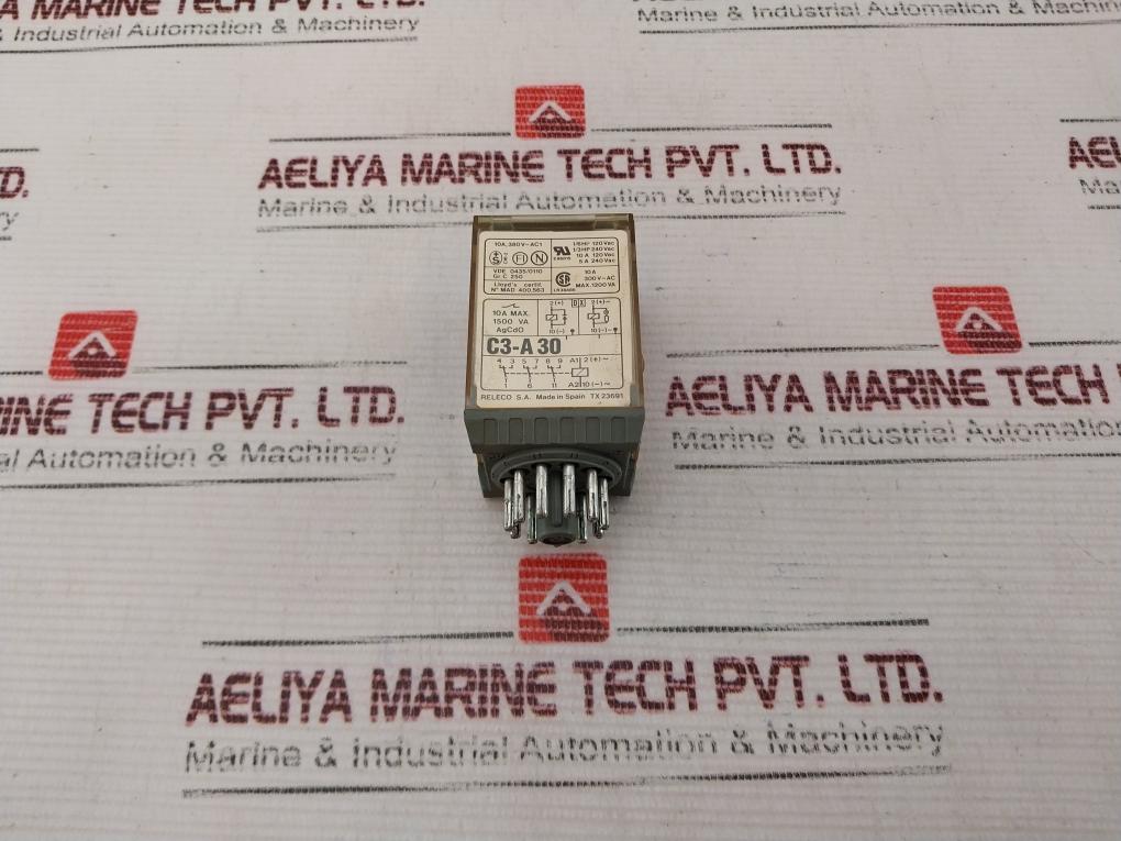 Releco C3-a 30 Power Relay 10a, 380v