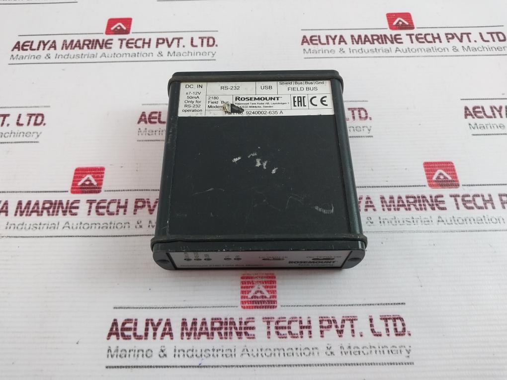 Rosemount 9240002635 A Field Bus Modem 12v 50ma Aeliya Marine