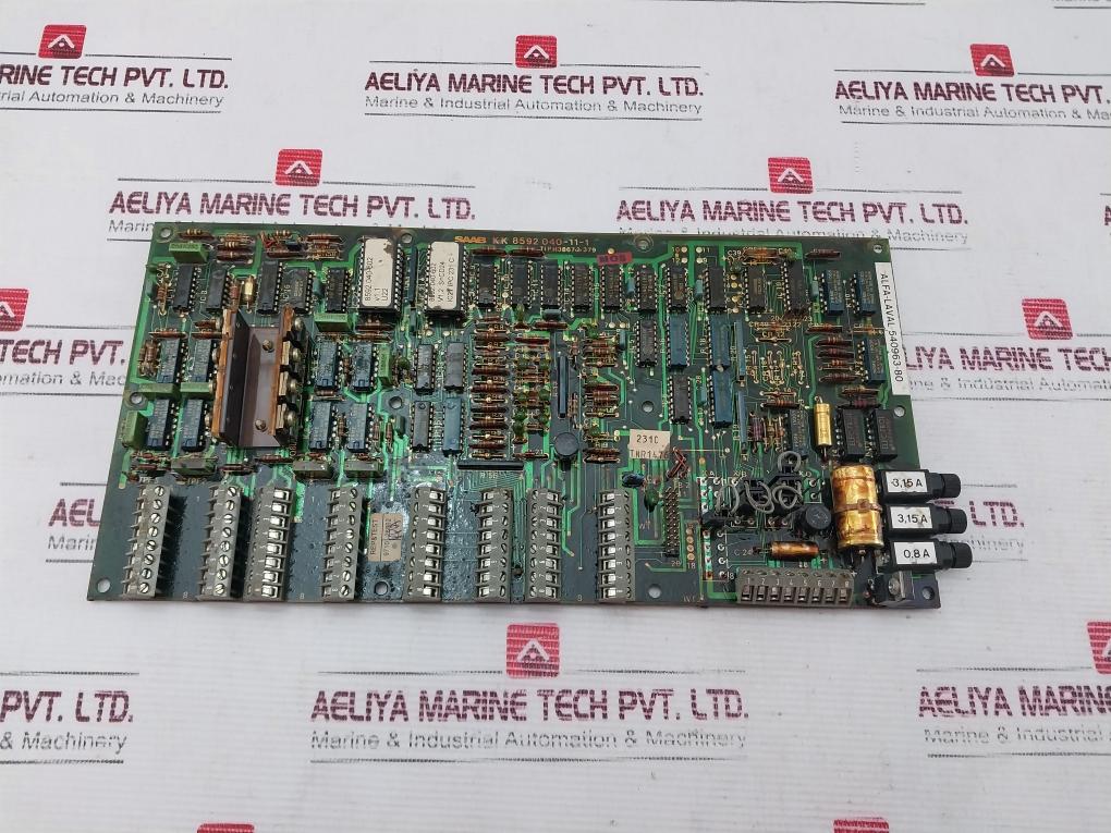 Saab Kk Alfa-laval 8592 040-11-1 Pcb Card