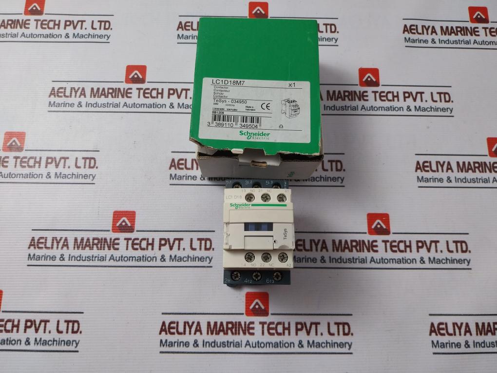 Schneider Electric Telemecanique Lc1d18m7 Contactor 440v 5060hz