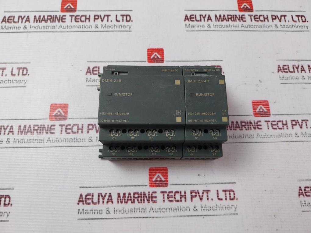 Siemens 6ed1 055-1nb10-0ba0 Digital Input Output Module 24v