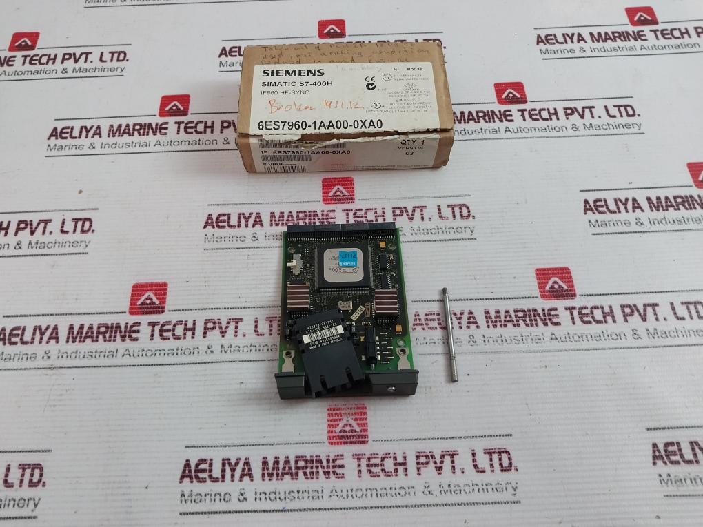 Siemens 6es7960-1aa00-0xa0 Synchronization Module If 960-hf