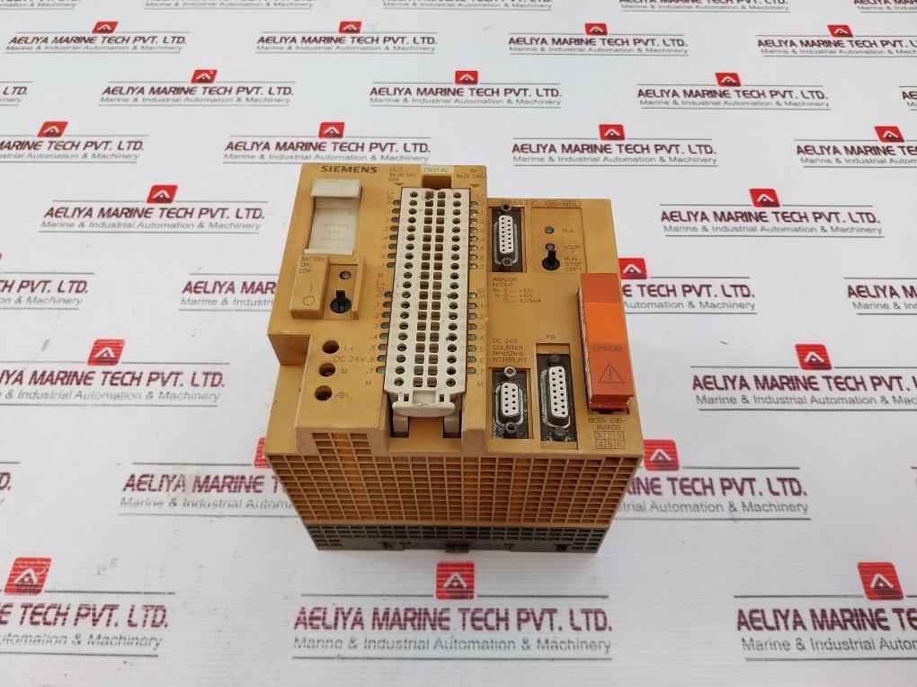 Siemens Simatic 6es5 095-8ma03 Programmable Controller 24v Dc 1a